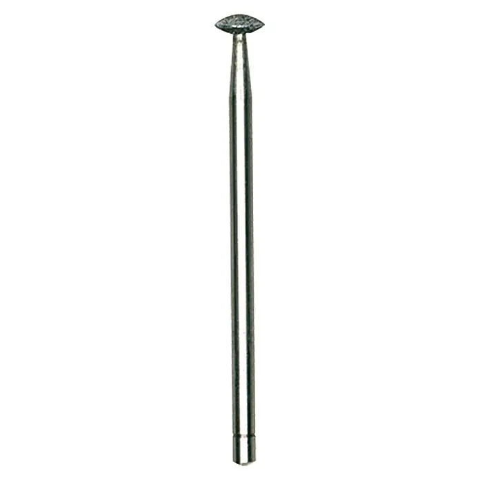 Proxxon Diamant-Schleifstifte No 28250 - Kopfform: Linsenkopf, Durchmesser Kopf: 5 mm - Vorderansicht