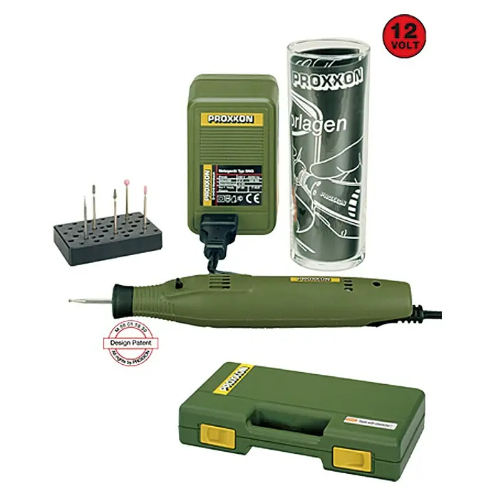 Proxxon Micromot Graviergerät-Set No 28635 - 10 -tlg., 25 W, 20.000 U/min