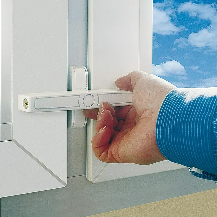 Abus Dodatna brava za prozor 2420 - Prikladno za: Dvokrilni prozori koji se otvaraju prema unutra - Živopisni prikaz