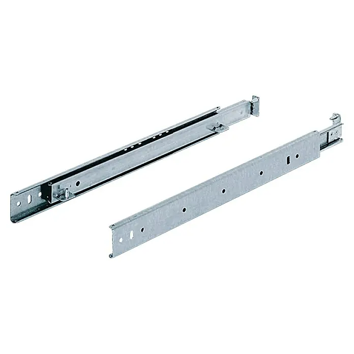 Stabilit Schubladenführung - Länge Schubkasten: 342 mm - 576 mm, Traglast: 25 kg, Teilauszug, Steckzapfen am Schubkasten, Verzinkt