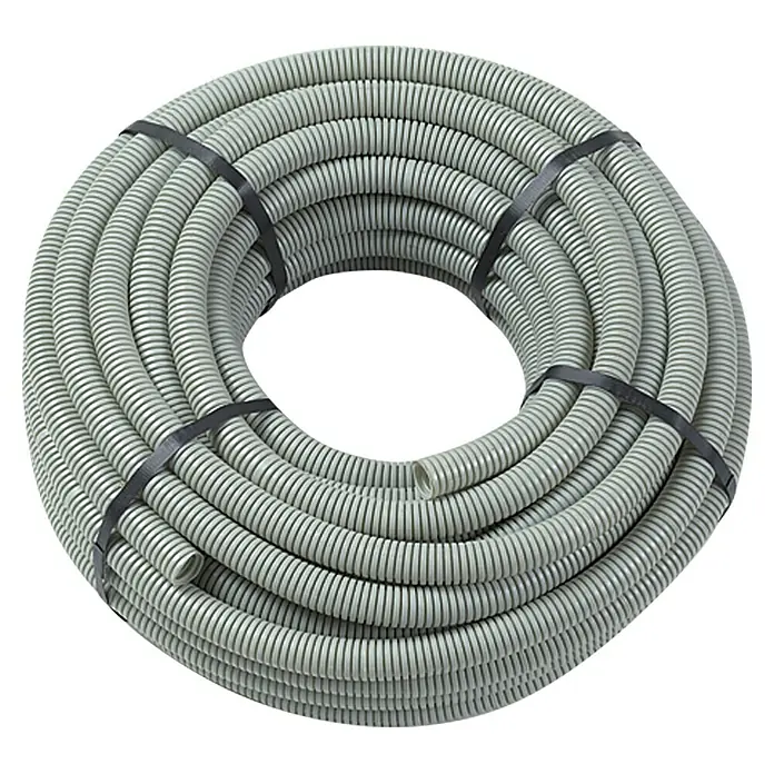 Flexrohr - EN 20, 25 m, Kunststoff, 320 N, Grau