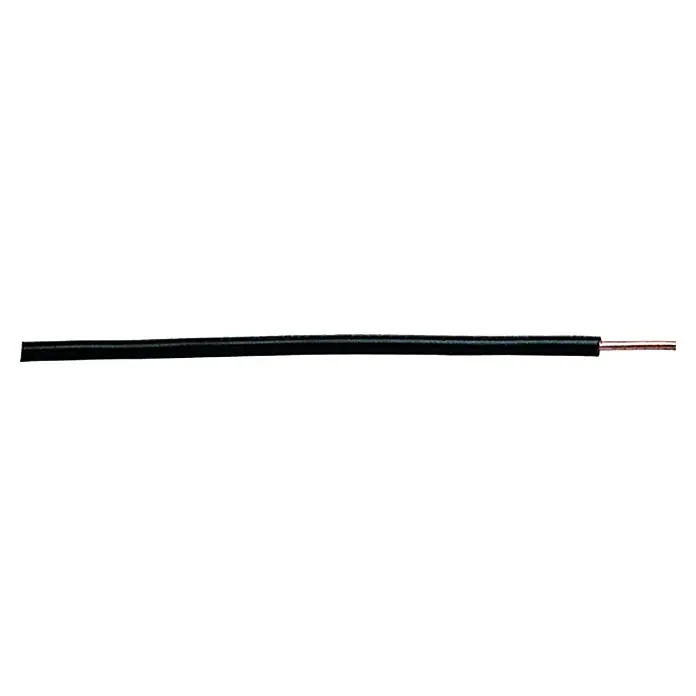 Električni kabel - H07V-U1x1,5, 100 m, Crne boje - Pogled sprijeda