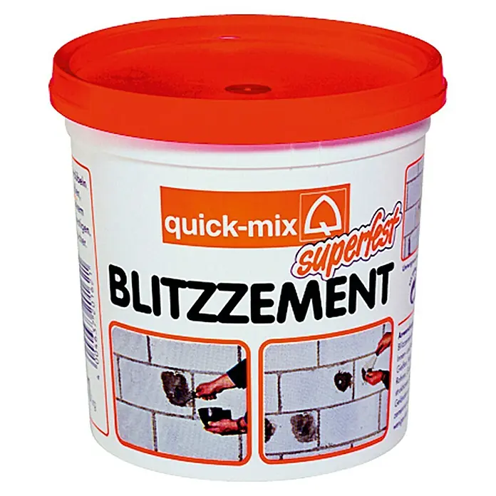 Quick-Mix Blitzzement - 1 kg, Chromatarm - Vorderansicht