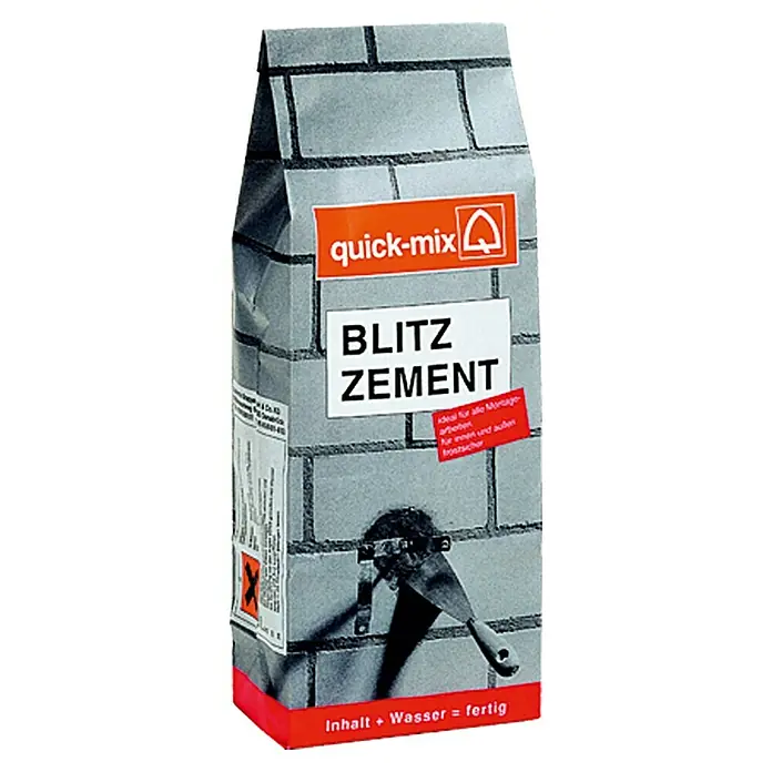 Quick-Mix Blitzzement - 5 kg, Chromatarm - Vorderansicht