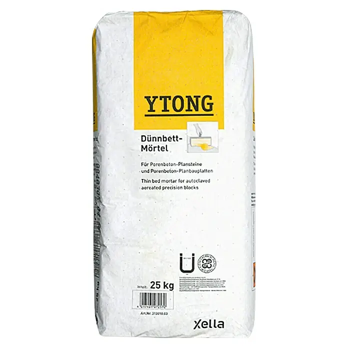 Ytong Dünnbettmörtel - 25 kg, Chromatarm - Vorderansicht