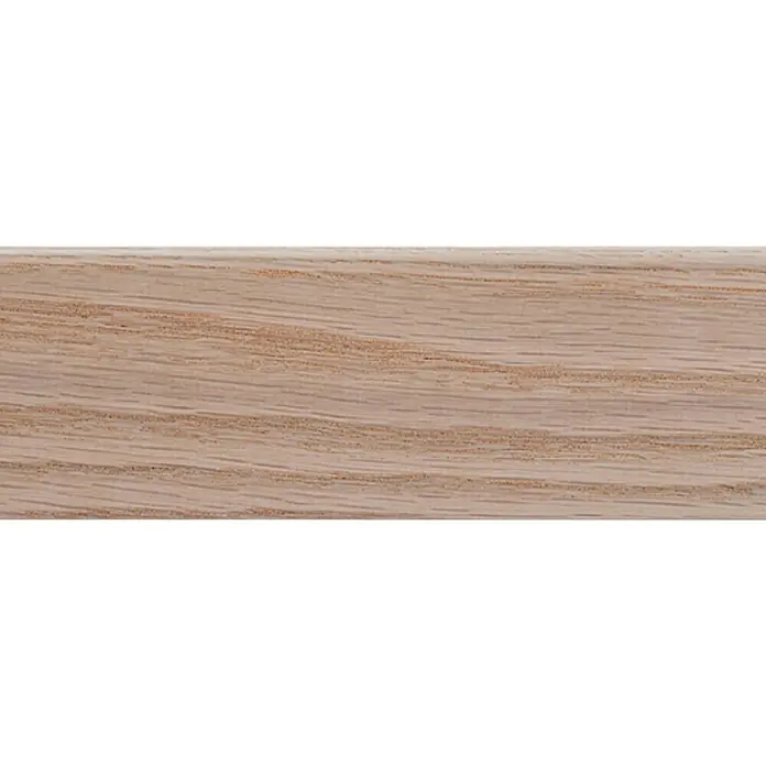 Loevi Sockelleiste Eiche Weiß Geölt - 2,4 m x 22 mm x 58 mm - Detailaufnahme