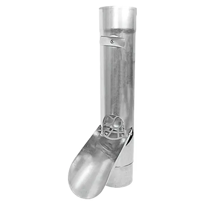 Sarei Regenwasserklappe - Nennweite: 100 mm, Zink, Mit Sieb