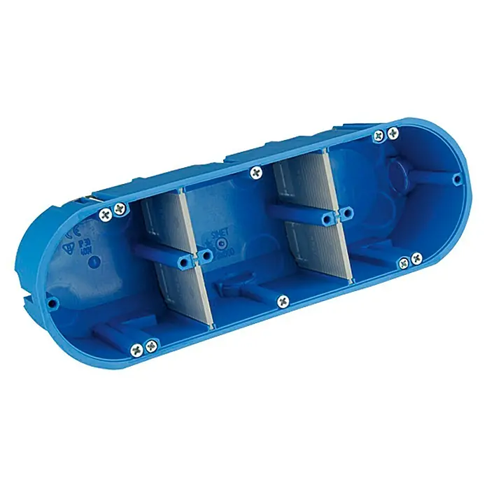 F-tronic Podžbukna kutija za šuplji zid - 3-struko, 204 x 68 x 63 mm