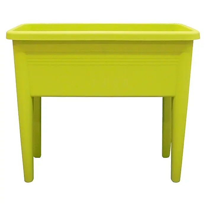 Elho Green Basics Mesa de cultivo XXL - Plástico, Verde limón
