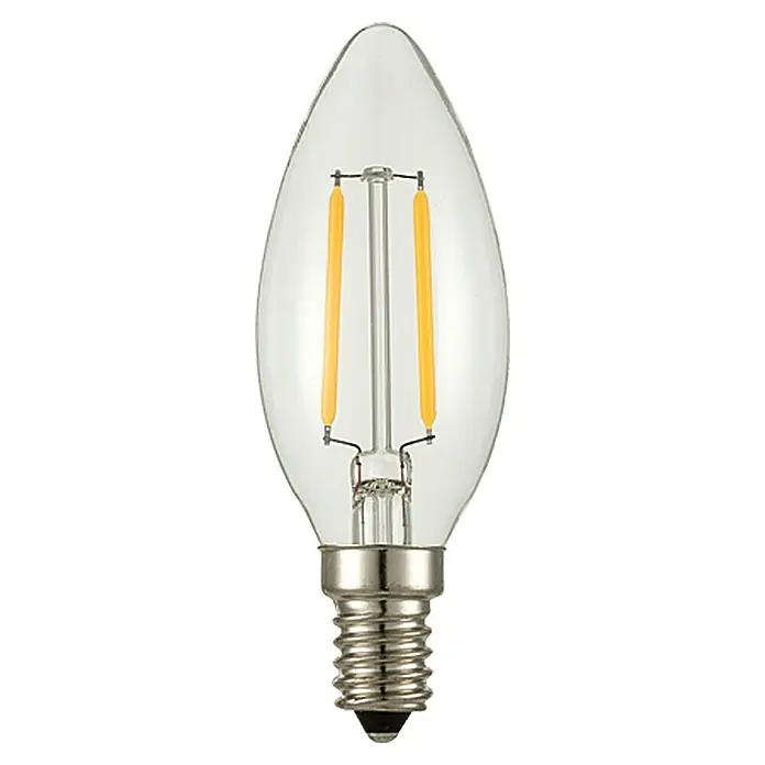 Voltolux LED žarulja Filament svijeća - 3 W, E14, Prozirno, Topla bijela