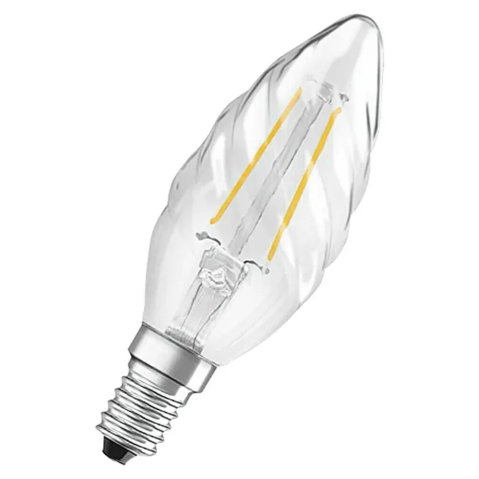 Osram LED žarulja - 4 W, E14, Topla bijela, Prozirno, Okrenuto