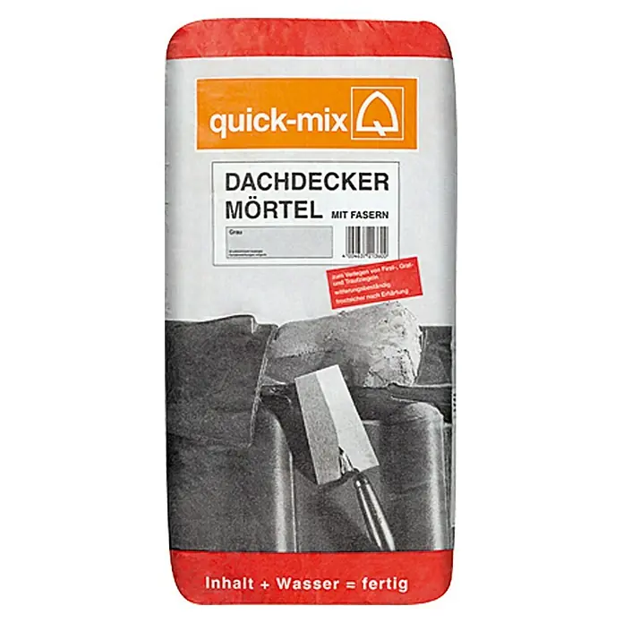 Quick-Mix Dachdeckermörtel - Grau, 10 kg