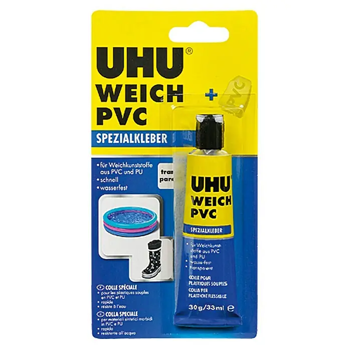 UHU Spezialkleber Weich-PVC - 30 g - Vorderansicht