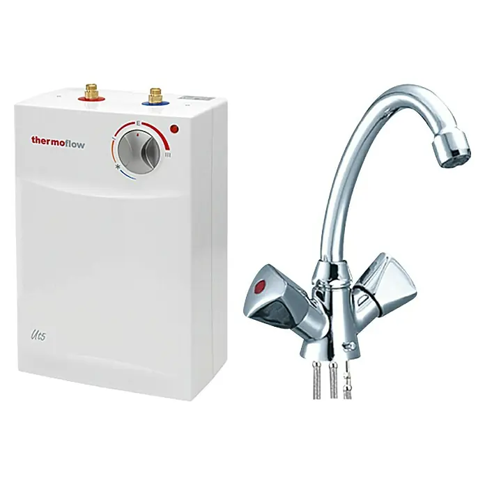 Thermoflow Untertischspeicher UT 5 - Mit Armatur, 5 l, 2.000 W