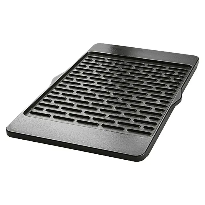 Weber Plancha de dos caras - Hierro fundido, Específico para: Weber Spirit serie 300 a partir de año de fabricación 2013 - Vista frontal