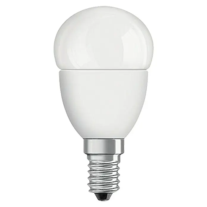 Osram Bombilla LED Superstar Classic P - 4,5 W, E14, Blanco cálido, Intensidad regulable, Mate