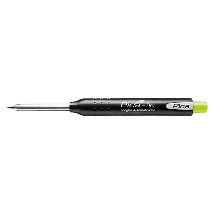 Bohrlochmarker Pica Dry - Schwarz, Graphit - Vorderansicht