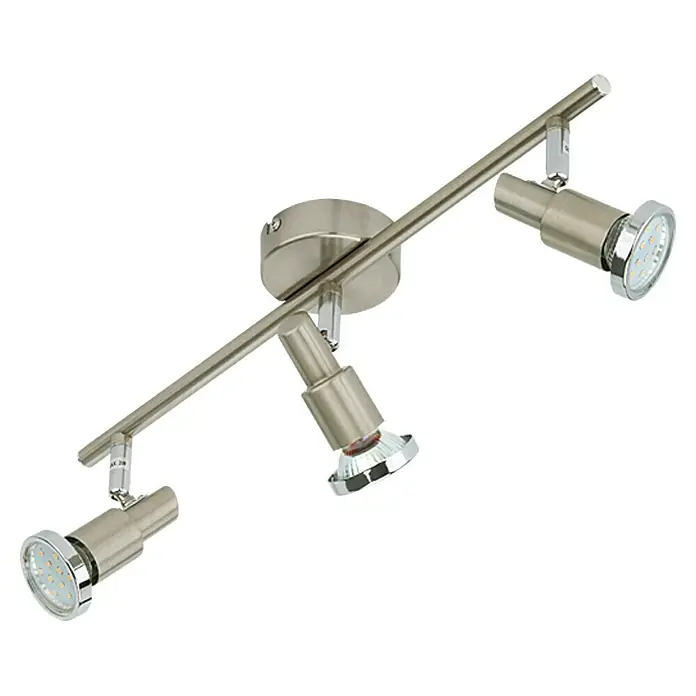 Tween Light LED stropna spot svjetiljka - 3 W, D x Š x V: 475 x 80 x 120 mm, Mat nikal, Broj žarulja: 3 Kom.