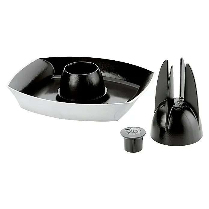 Weber Style Geflügelhalter - Aluminium - Vorderansicht