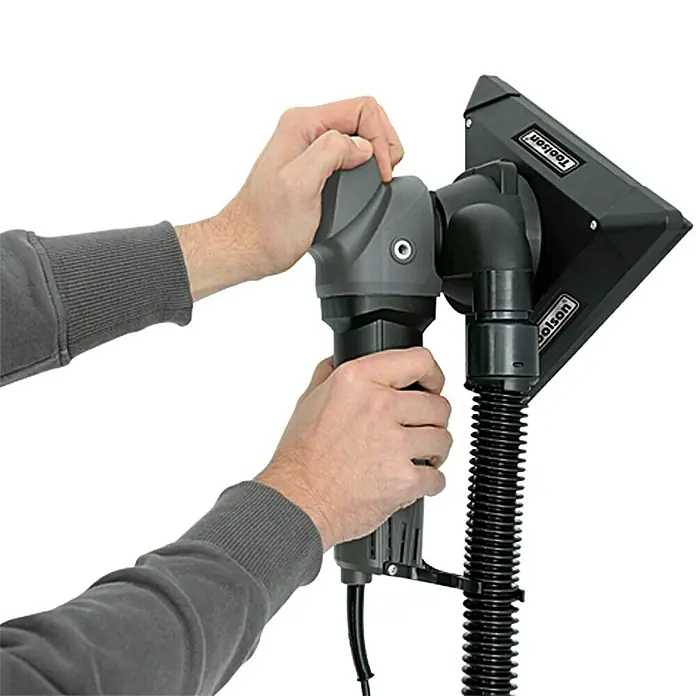 Toolson Wand- & Deckenschleifer DWS 225 R - 750 W, Durchmesser Schleifteller: 225 mm, Kantenlänge Delta-Schleifkopf: 280 mm - Vorderansicht