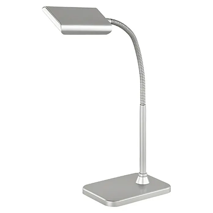 Reality Leuchten Led-tafellamp Pico - 3 W, l x b x h: 7 x 14 x 28 cm, Titanium, Warm wit - Vooraanzicht