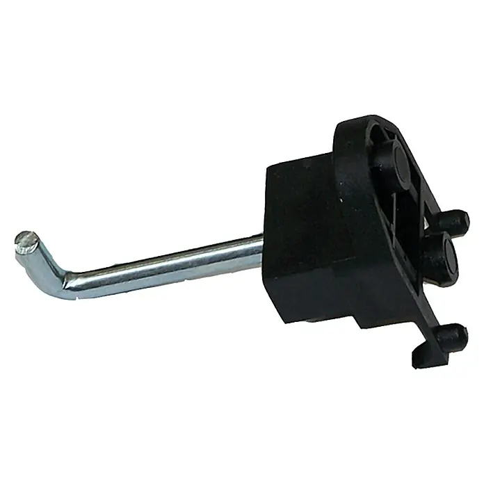 Küpper Lochwandhaken 7202-3 - Passend für: Küpper Stahlblech-Lochwand, Länge: 60 mm, 90 °, 5 -tlg. - Linke Seitenansicht