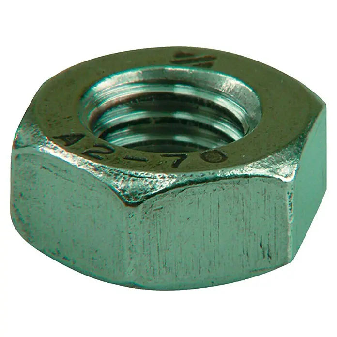 Stabilit Sechskantmutter A2 - M4, Edelstahl, 16 Stk. - Ansicht von oben