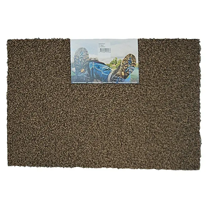 Deurmat Dimensie - Uni, Bruin, 60 x 40 cm, 100 % polyethyleen