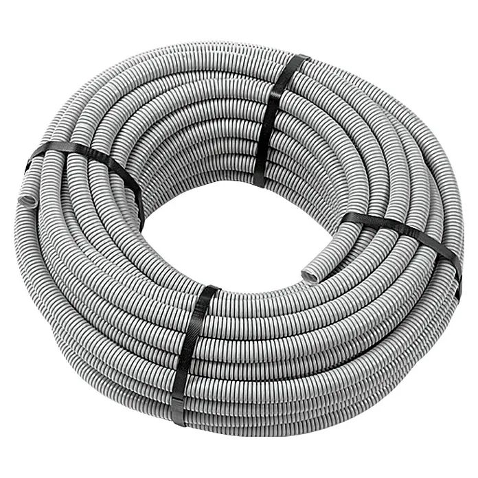 Flexrohr - EN 16, 50 m, Kunststoff, 320 N, Grau