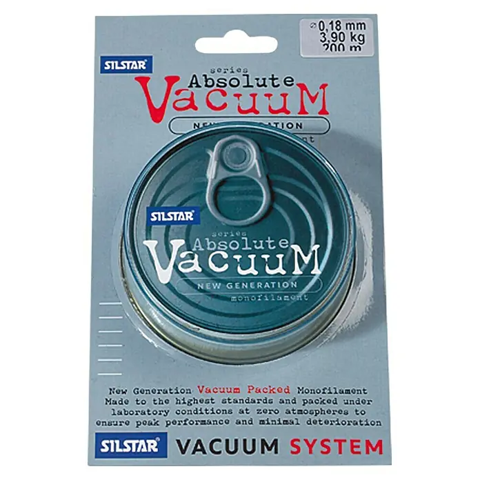 Silstar Visdraad Absolute Vacuum 0,18 mm - Diameter: 0,18 mm, 3,9 kg, Lengte: 200 m, Clear