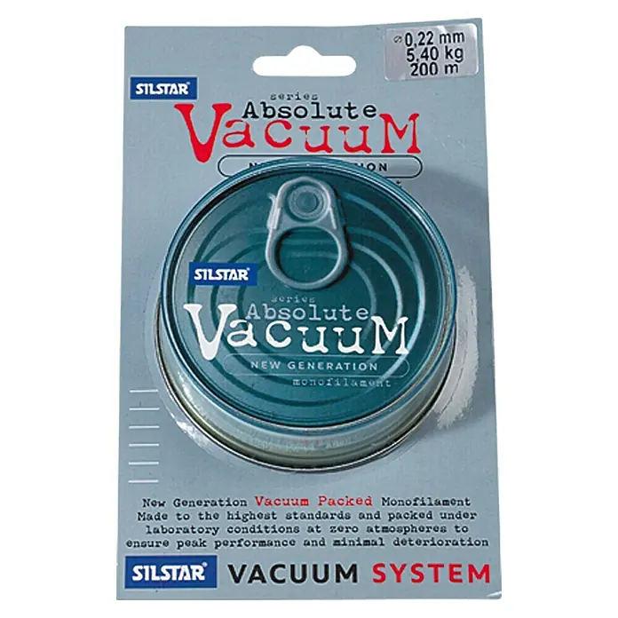 Silstar Angelschnur Absolute Vacuum - Durchmesser: 0,22 mm, 5,4 kg, Länge: 200 m, Clear