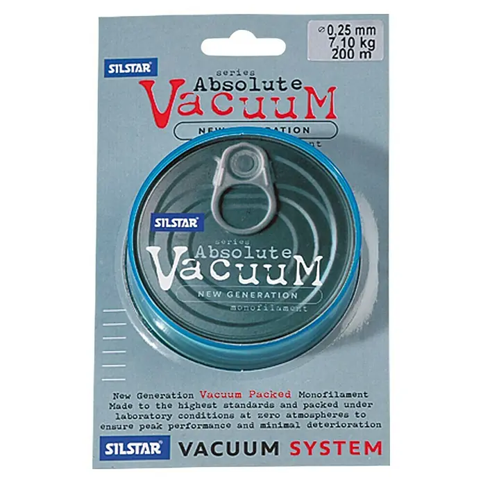 Silstar Angelschnur Absolute Vacuum - Durchmesser: 0,25 mm, 7,1 kg, Länge: 200 m, Clear