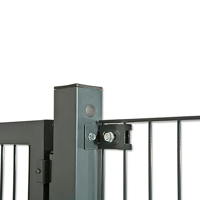 Kraus Wand- & Pfostenanschlusswinkel - Anthrazit - Vorderansicht