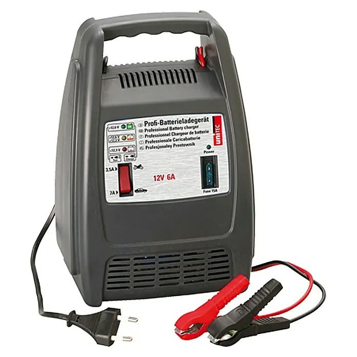 UniTEC Batterie-Ladegerät - Ladestrom: 6 A, Geeignet für: Batterien bis 60 Ah