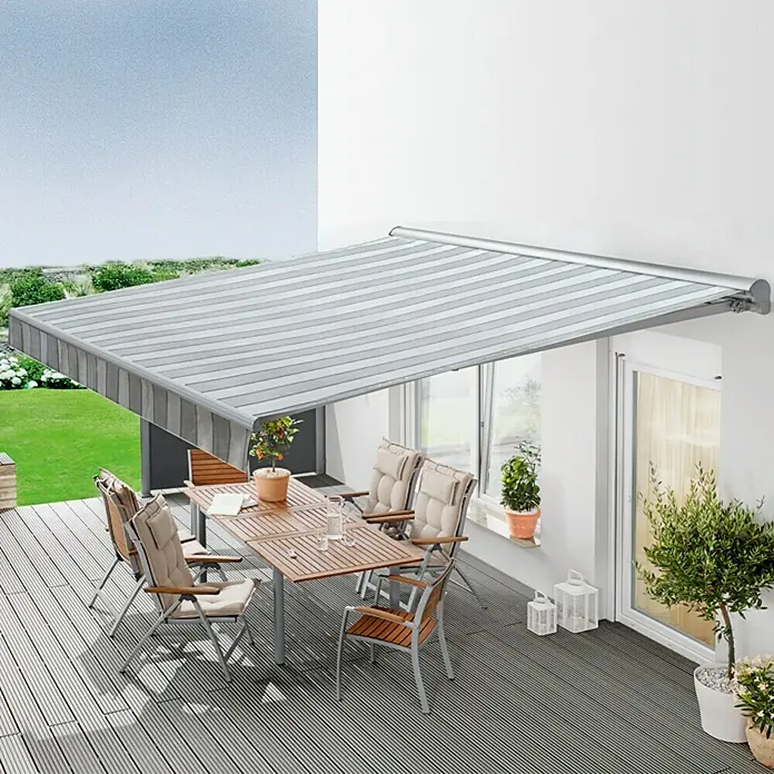 Sunfun Tenda - Sive boje, Širina: 4 m, Izvlačenje: 2,5 m