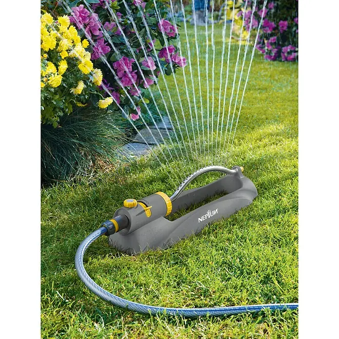 Neptun Kvadratni raspršivač vode - Metal / plastika, Maksimalna površina raspršivača: 15 x 17 m