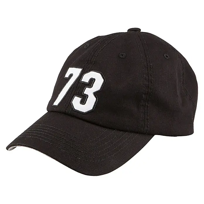 L.Brador Baseball cap 535 B - Zwart - Vooraanzicht