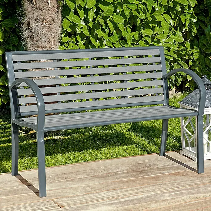 Sunfun Vrtna klupa Dana - 118 cm, Antracit