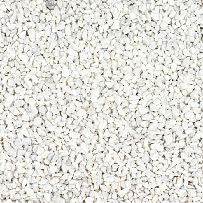Min2C Marmorsplitt - Weiß, Körnung: 7 mm - 12 mm, 10 kg - Vorderansicht
