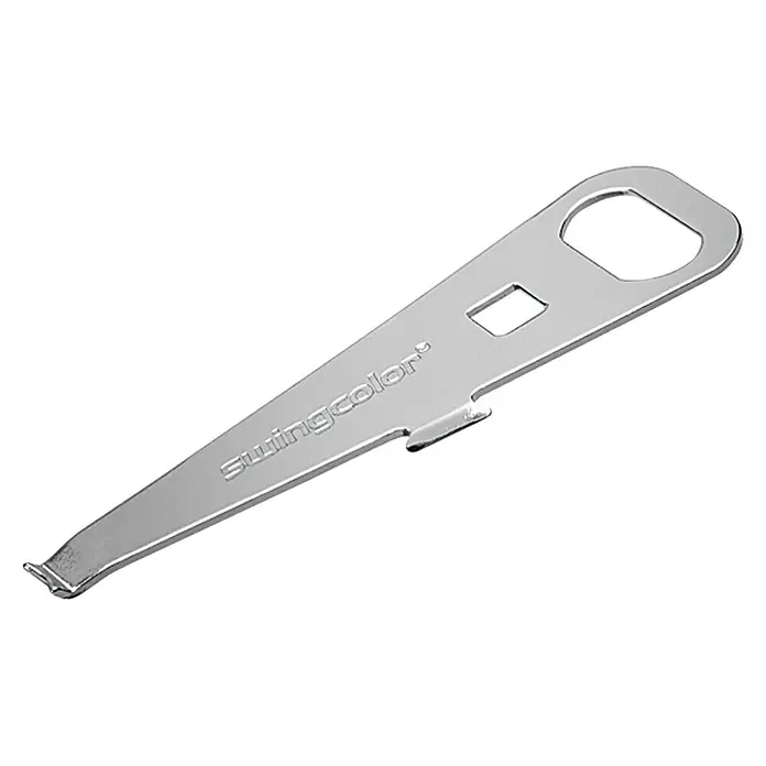swingcolor Lackdosenöffner - Silber - Ansicht von oben