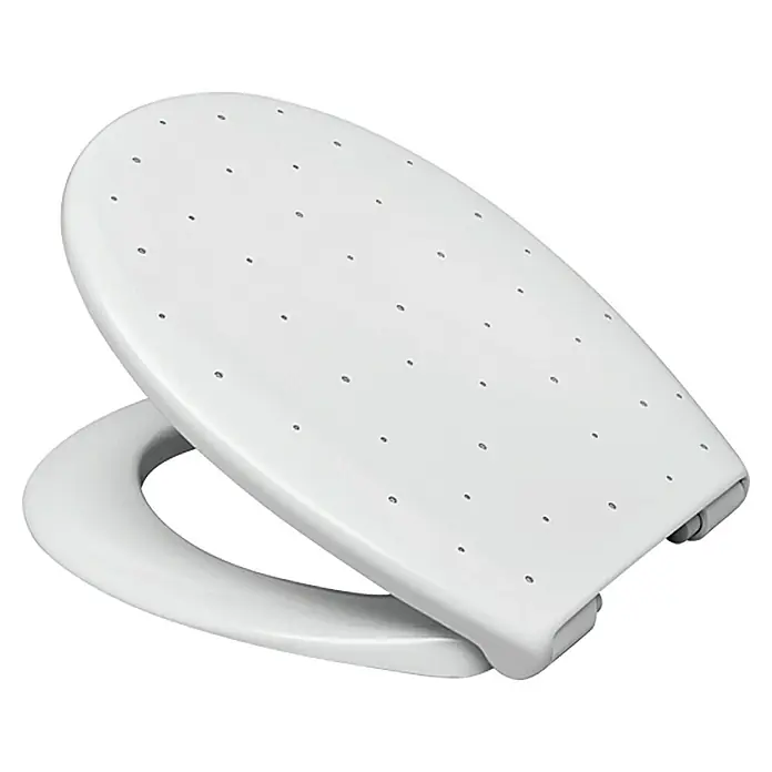 Poseidon WC daska Como Diamond - Samospuštajuća, Duroplast, Bijele boje