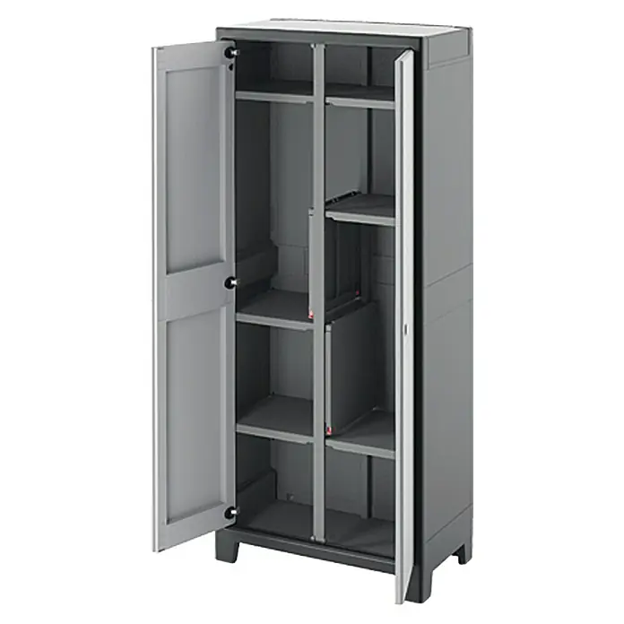 Regalux Space Line Plastični ormar Multispace - D x Š x V: 44 x 80 x 182 cm, Nosivost: 15 kg/polica