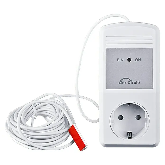 Air-Circle Aeroboy Abluftschalter BL100K - Schuko-Zwischenstecker, 5 m Kabelleitung mit Magnetschalter