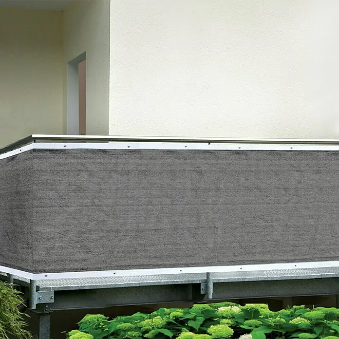 Gardol Zaštita od pogleda za balkon - Sive boje, 5 x 0,9 m - Proizvod u upotrebi