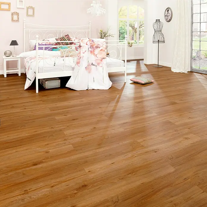 b!design Podna vinilna obloga Clic hrast Natural - 1.210 x 190 x 5 mm, Rustikalni pod