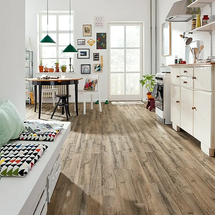 Living by Haro Laminat Grafiteiche - 1.282 x 193 x 7 mm, Schiffsboden