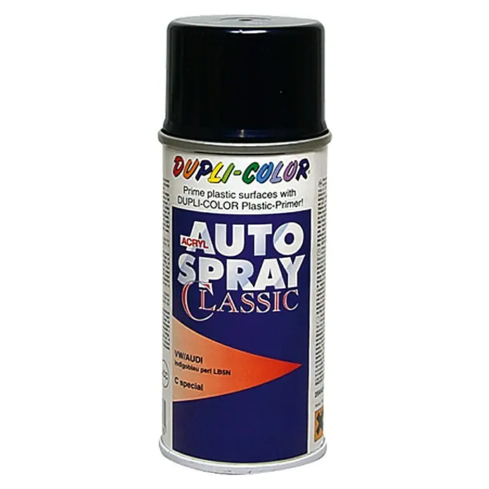 Dupli-Color Acryl-Autospray Classic - Audi/VW, Indigoblau Perl, 150 ml - Vorderansicht