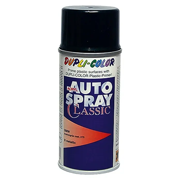 Dupli-Color Acryl-Autospray Classic - BMW, Bostongrün Metallic, 150 ml - Vorderansicht