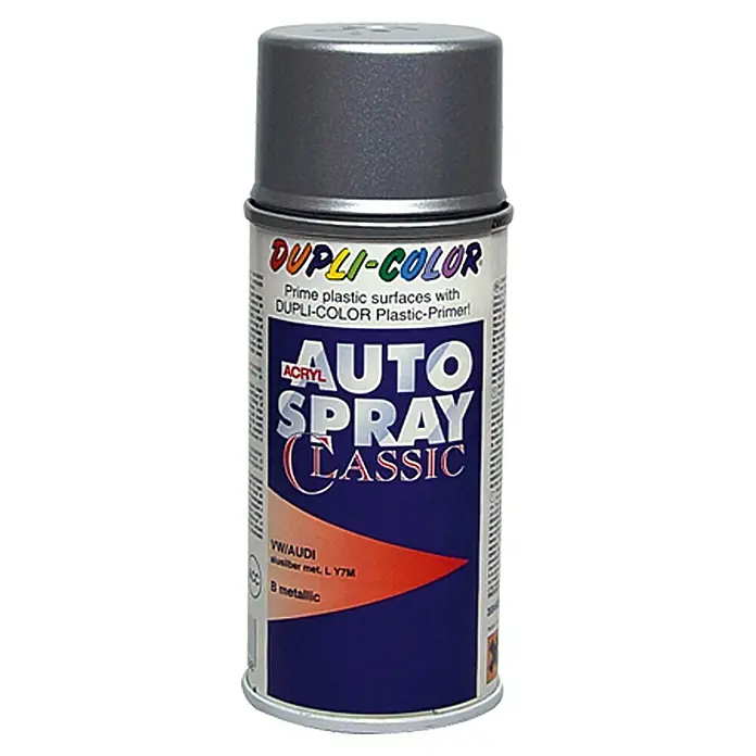 Dupli-Color Acryl-Autospray Classic - Audi/VW, Alusilber Metallic, 150 ml - Vorderansicht