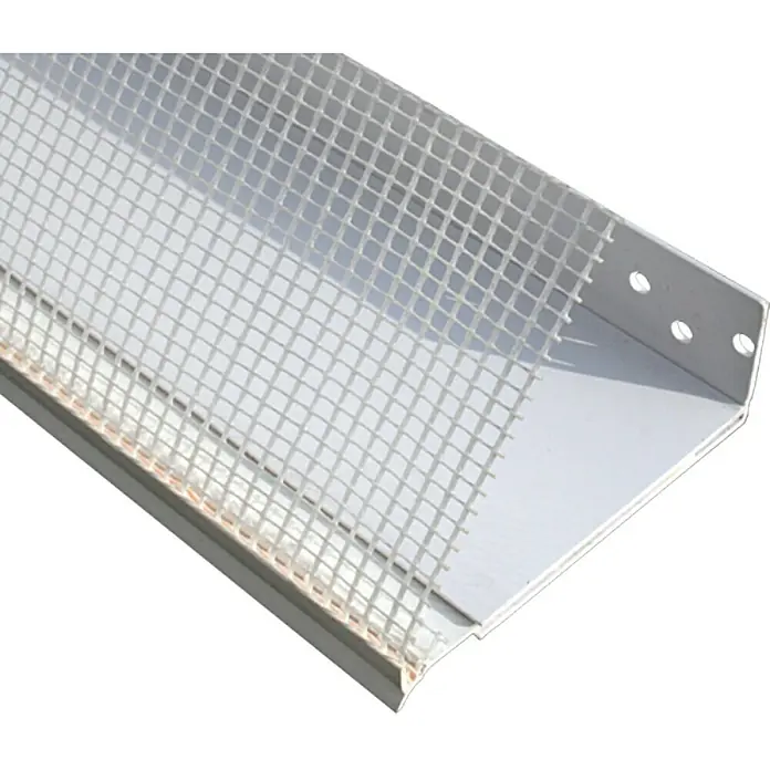 WDVS-Sockelprofil-Set - Länge: 200 cm, Ausladung: 160 mm - 220 mm - Vorderansicht